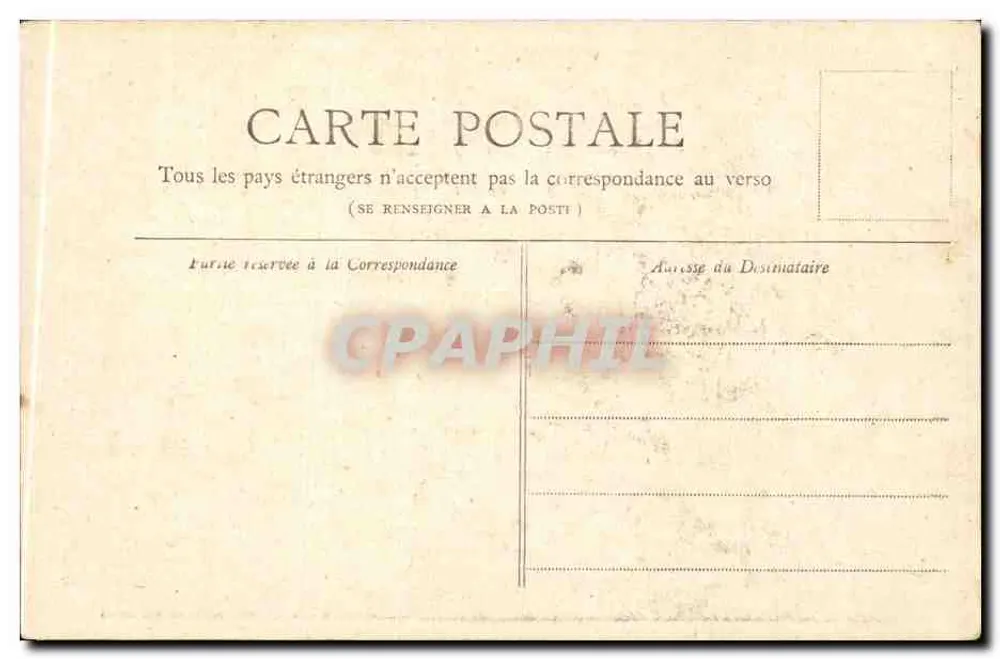 Les Invalides — Paris — Coleção Petit Journal - Verso