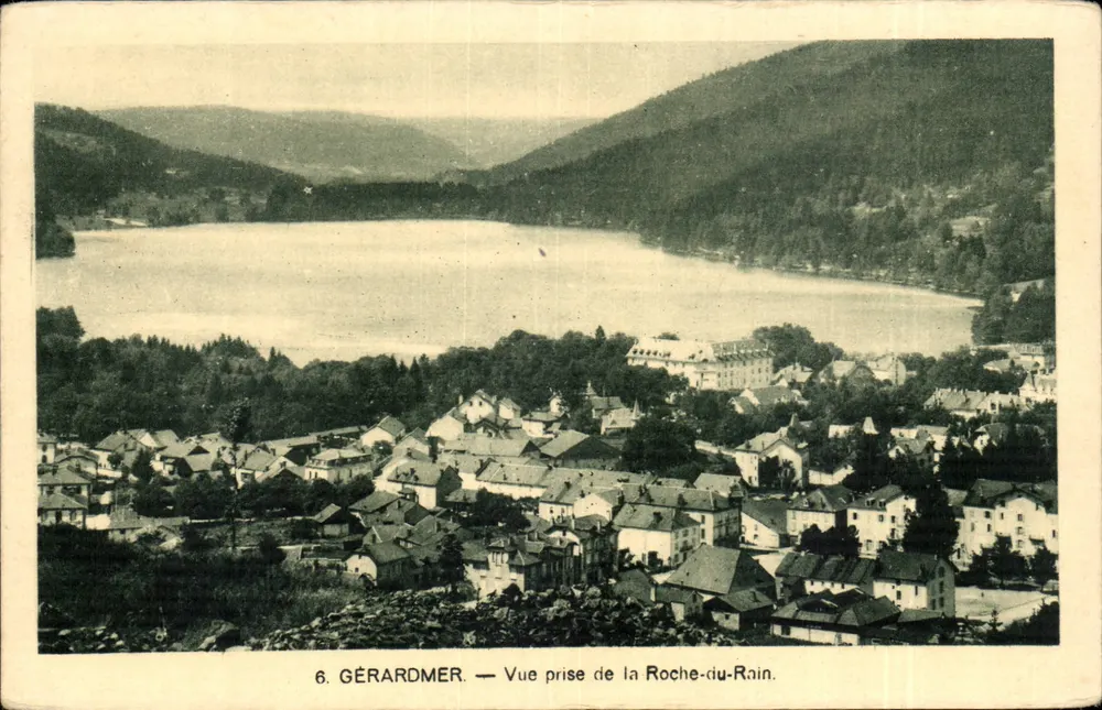 Gérardmer — Vista tirada da Roche-du-Rain — Compagnie Montgenevre & Suisse - Frente