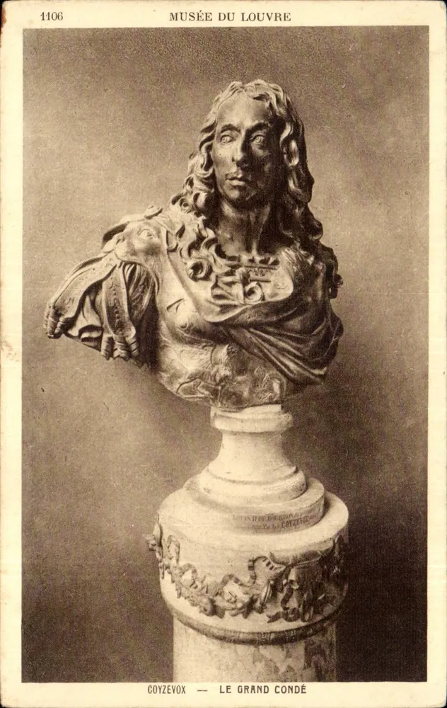Musée du Louvre — Buste de Louis II de Bourbon, le Grand Condé — C. Braun & Cie, Paris, n° 1106 - Recto