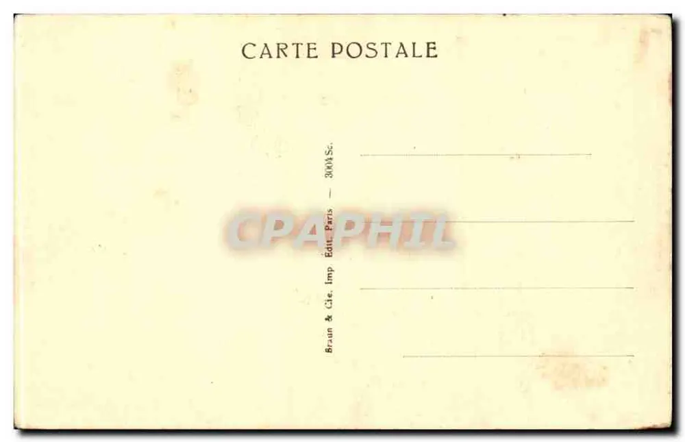 Musée du Louvre — Buste de Louis II de Bourbon, le Grand Condé — C. Braun & Cie, Paris, n° 1106 - Verso