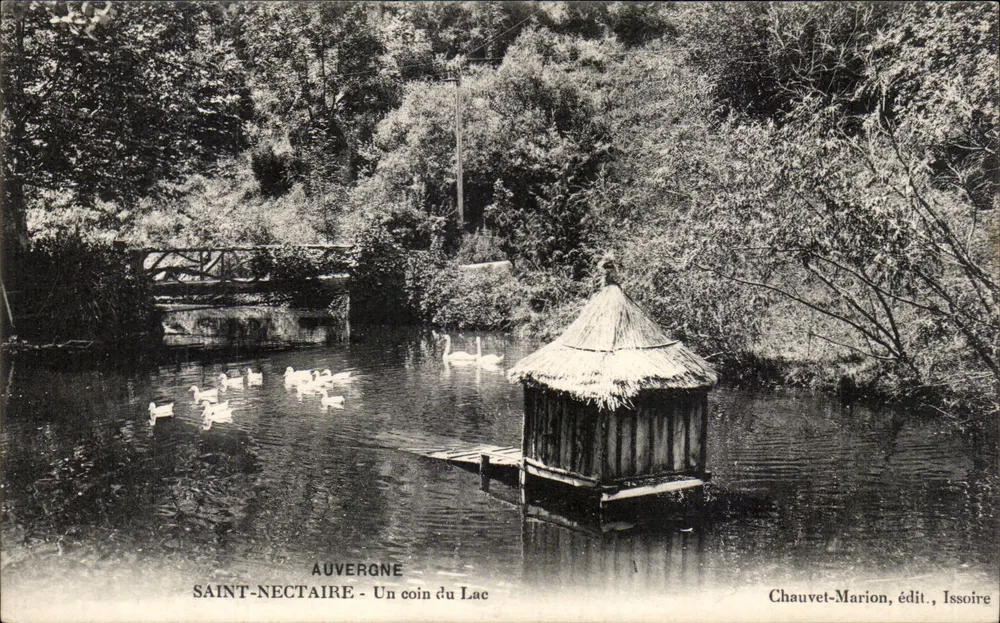 Saint-Nectaire - Een hoekje van het meer — Chauvet-Marion, uitg., Issoire - Voorkant