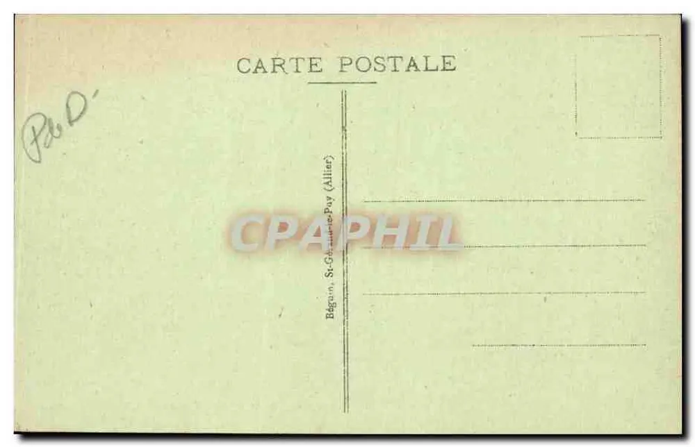 Saint-Nectaire — A Igreja (Mon. hit.) — Ideal, n° 1433 - Verso