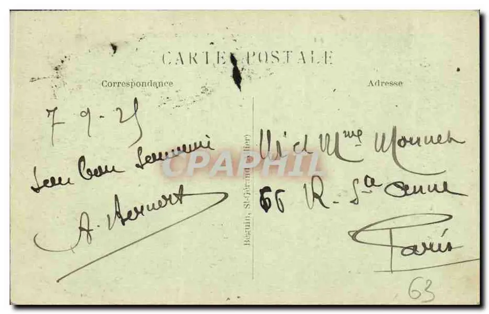 Saint-Nectaire — Das Thermalbad und das Casino — Verlag Lauevergne, n° 2406 - Rückseite