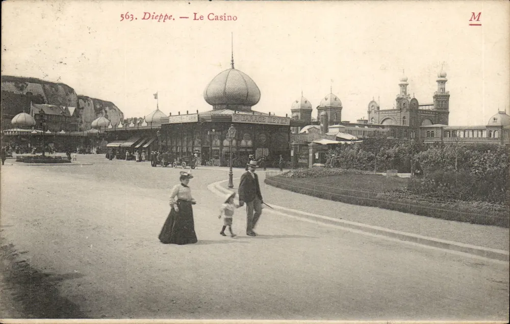 Dieppe — O Casino — Editor M, n° 563 - Frente