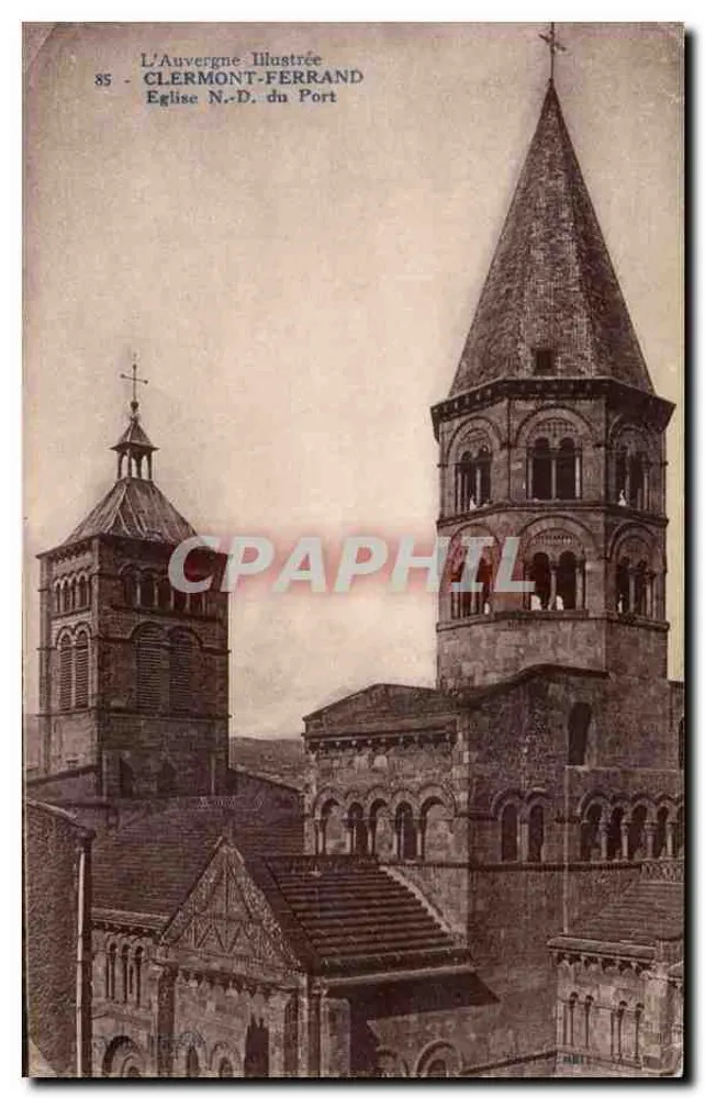 Clermont-Ferrand — Kirche Notre-Dame du Port — L'Auvergne Illustrée, Nr. 85 - Vorderseite