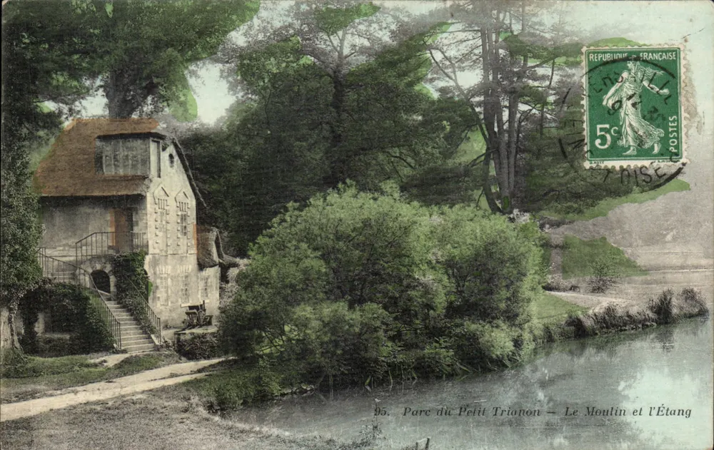 Parc du Petit Trianon — Le Moulin et l'Étang — Éditeur non identifié, n° 95 - Recto