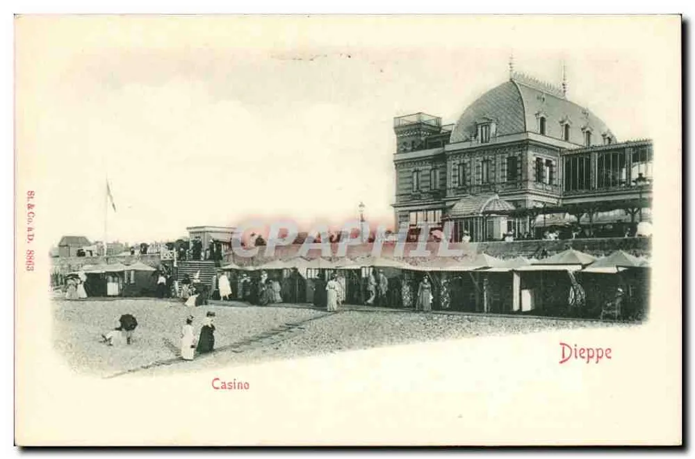 Casino — Dieppe — St. & Co. A.D. 8863 - Frente