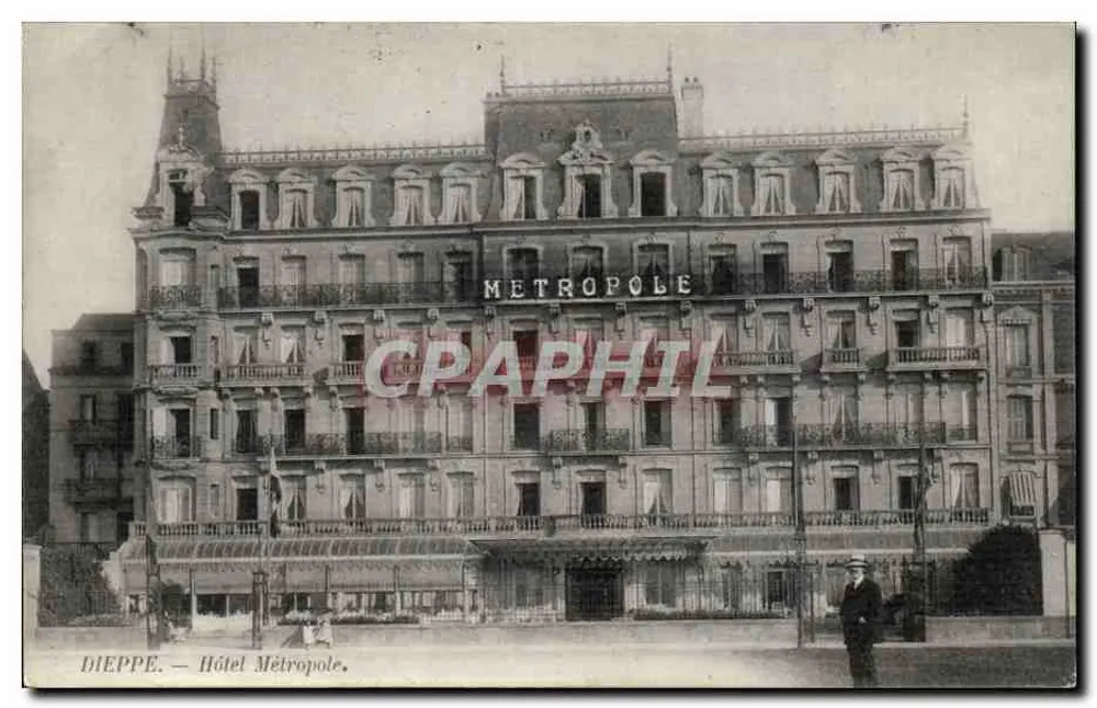 Dieppe — Hotel Metrópole — Editor não identificado, número de série não visível - Frente
