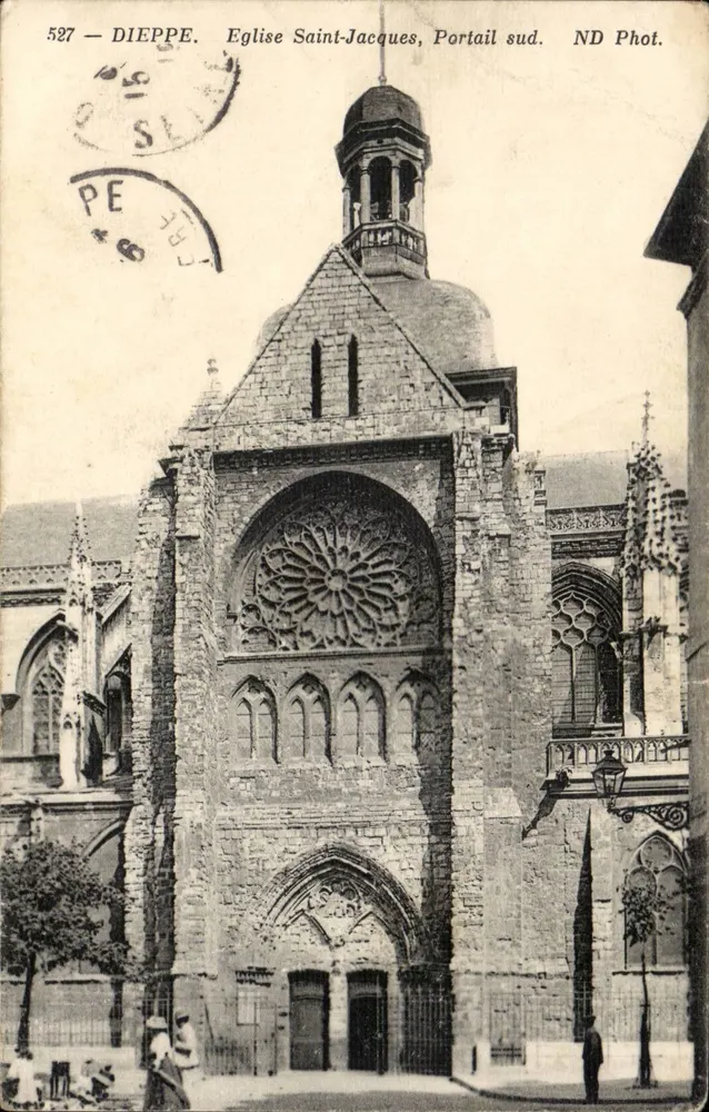 Dieppe — Kirche Saint-Jacques, Südtor — ND Fotografie, Nr. 527 - Vorderseite
