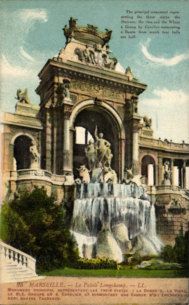 Marseille — O Palácio Longchamp — LL - Frente