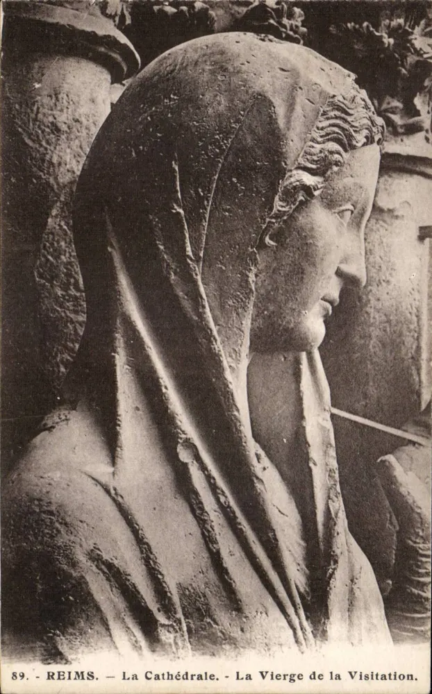Reims — Die Kathedrale — Die Jungfrau der Visitation — A. Quenininal, n°89 - Vorderseite