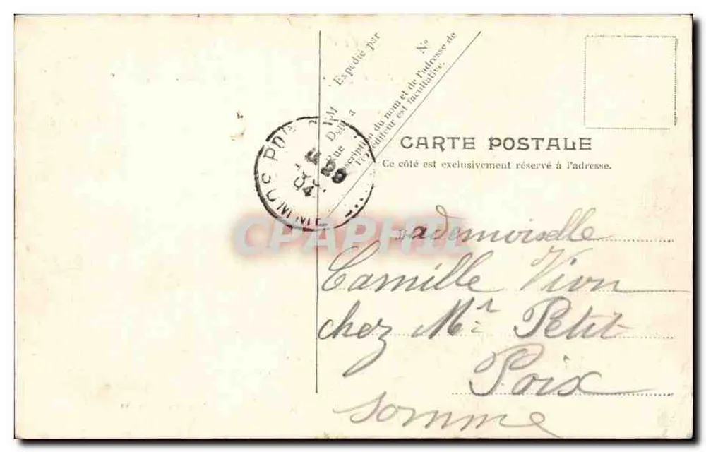 Le Tréport — Der Quai François Ier — V.P. Paris Nr. 19 - Rückseite