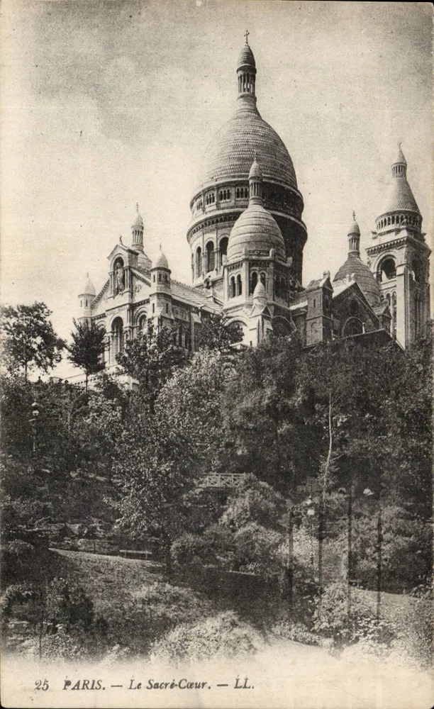 Paris — O Sagrado Coração — LL. - Frente