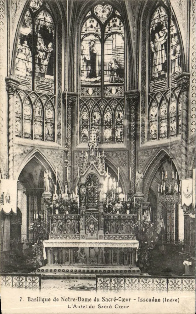 Basilika Notre-Dame du Sacré-Cœur - Der Altar des Heiligen Herzens - Issoudun (Indre) - Vorderseite