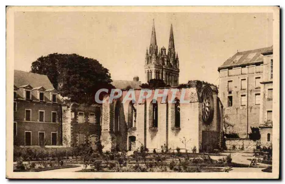 Ruinen der alten Kathedrale Saint-Maurice in Angers — Verlag Les Editions d'Angers, Nr. 4 - Vorderseite
