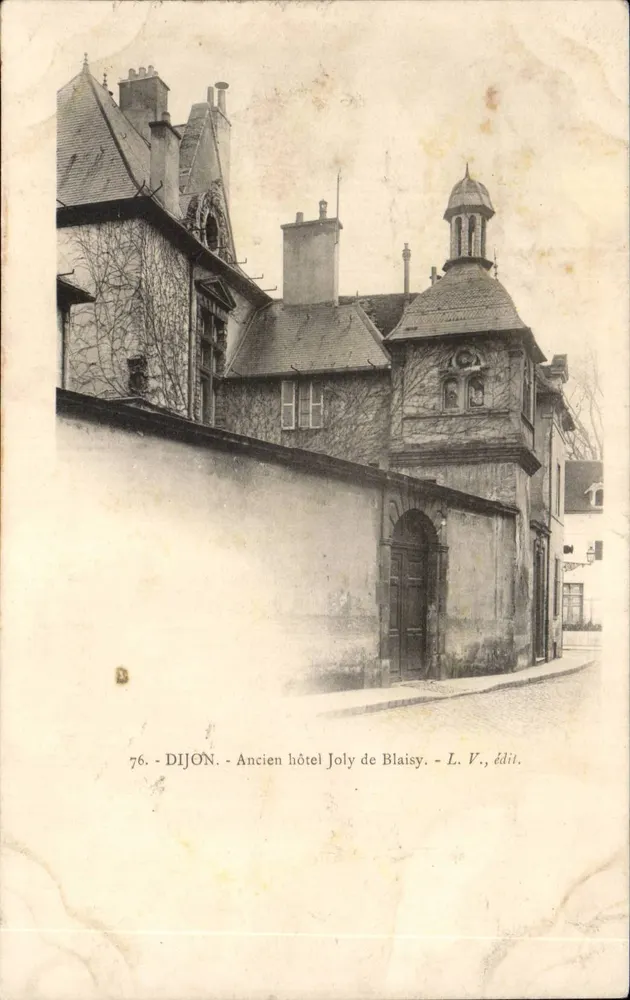 Dijon — Ancien hôtel Joly de Blaisy — L. V., édit. - Voorkant