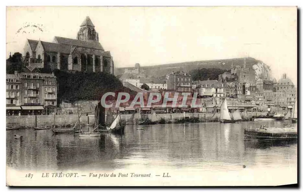 Le Tréport — Ansicht vom Drehbrücke — LL. - Vorderseite