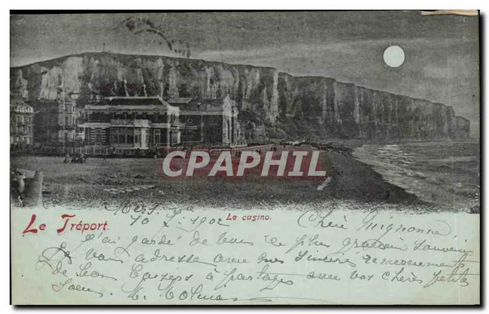 Le Tréport — O cassino — editor desconhecido - Frente