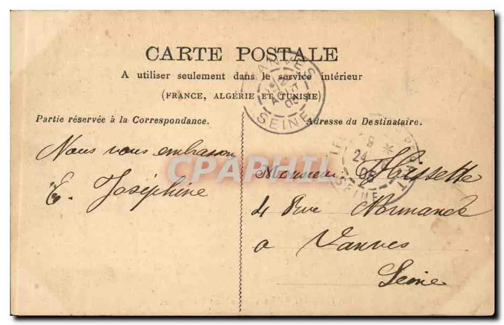Le Tréport — Escada levando à Igreja — La Sirène, n°303 - Verso