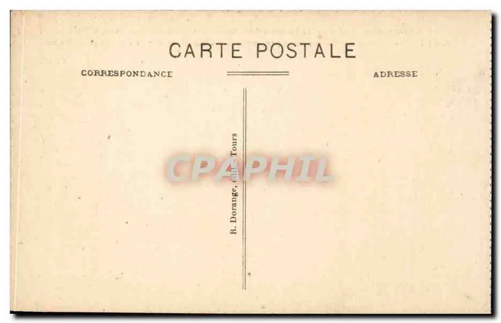 Chenonceaux (Loire-et-Loire) — O Castelo (lado Oeste) — Monumento Histórico. Século XV - Verso