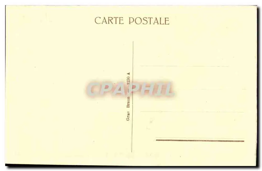 Strasbourg — Casa Kammerzell — gravura Braun - Verso