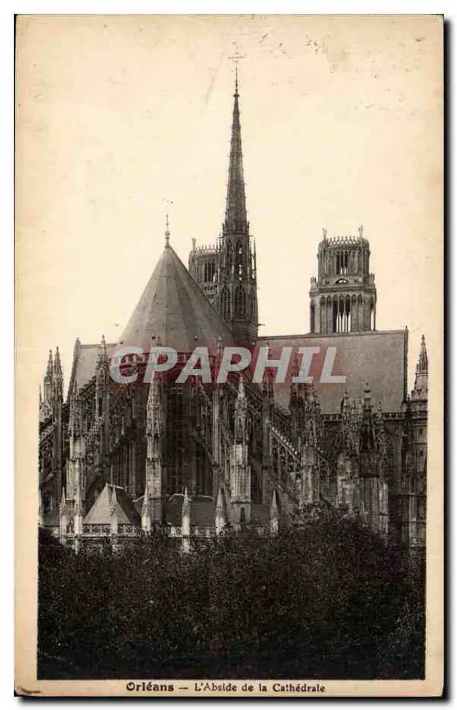 Orléans — A Abside da Catedral - Frente