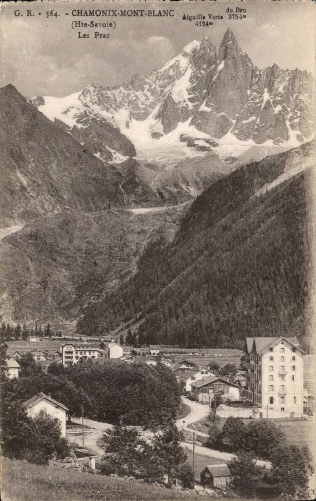 Chamonix-Mont-Blanc — Les Praz — G.R. 564, editor L. Ferraz - Frente
