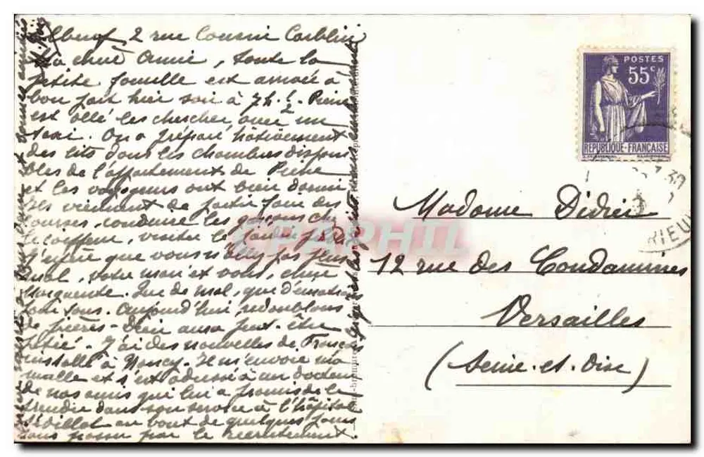 Elbeuf — Die Seine und die Roches d'Orival — Unbekannter Verlag, Nr. 34 - Rückseite