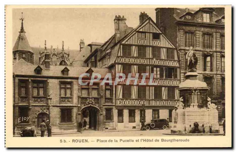 Rouen — Place de la Pucelle und das Hôtel de Bourgtheroude — Eloy - Vorderseite