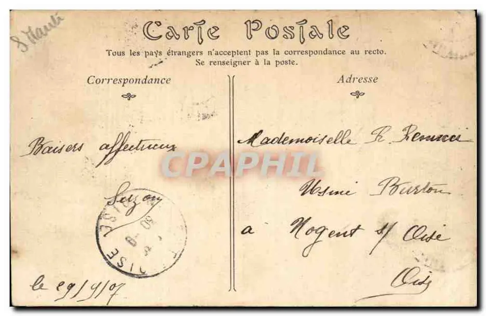 Le Tréport — Das Casino, Ansicht vom Esplanade — ND Phot - Rückseite