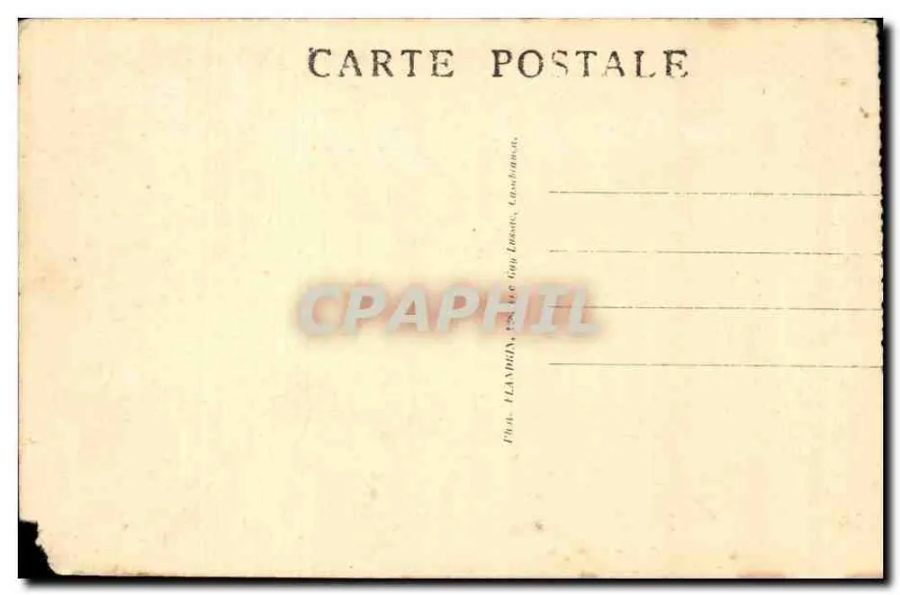 Volubilis (Marokko) — verschlungene römische Säulen — Fotografie Flandrin, Nr. 666 - Rückseite