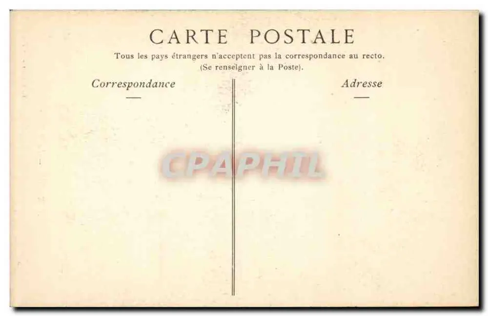 Auxerre — De Prefectuur — TOULOT, Uitgever — Auxerre - Achterkant
