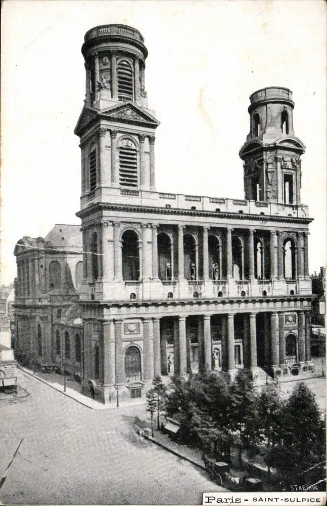Paris - Saint-Sulpice — editor Staerck, número de série não visível - Frente