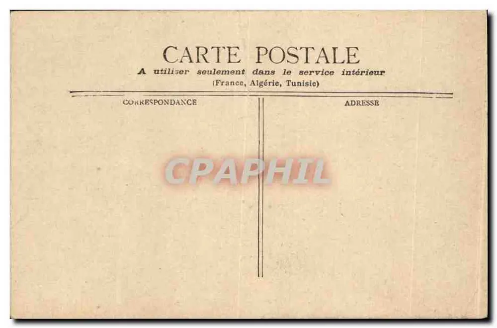 Paris - Saint-Sulpice — editor Staerck, número de série não visível - Verso