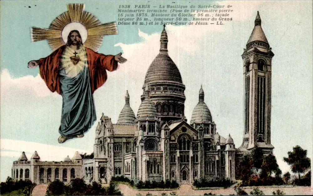 Paris — Basilika des Heiligen Herzens von Montmartre — LL - Vorderseite
