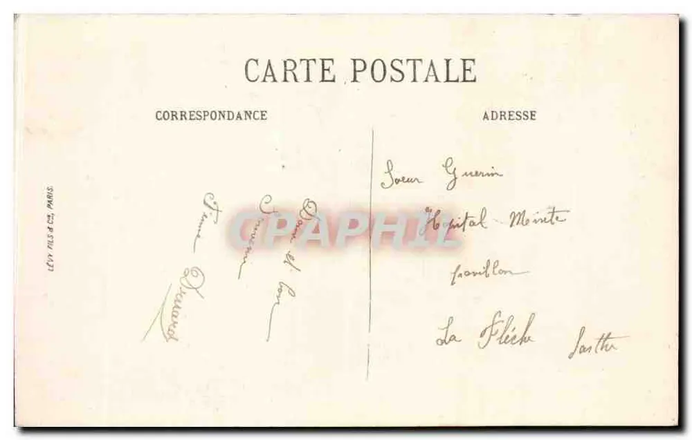 Paris — A Estátua da República — LL. - Verso