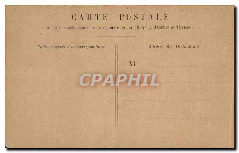 PARIS - As Buttes-Chaumont — vista do parque com passeio e lago — editor não identificado - Verso