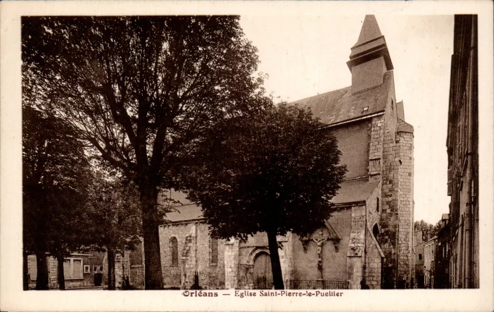 Orléans — Kirche Saint-Pierre-le-Puellier — L. Lenormand, Orléans - Vorderseite