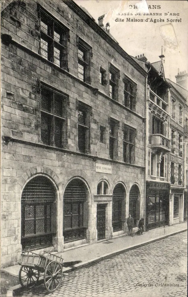 오를레앙 — Maison dite Maison-d'Agnès Sorrel — Galeries Orléanaises - 앞면