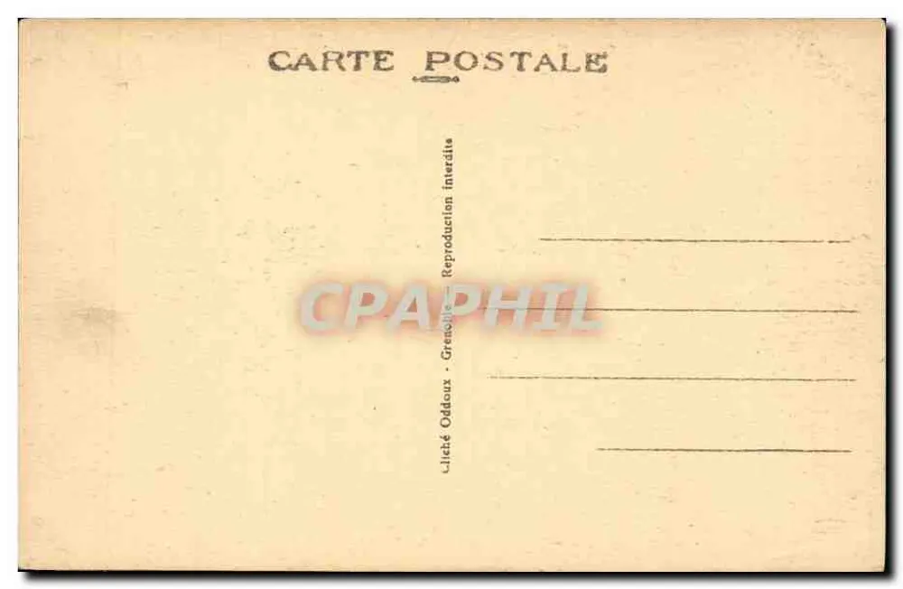 Uriage-les-Bains (Isère) — O Estabelecimento Termal — Oddoux - Verso