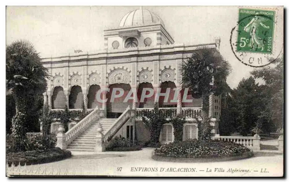 Arredores de Arcachon — A Villa Algérienne — LL. n°97 - Frente