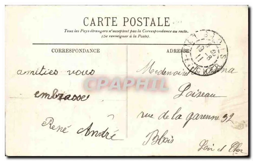 Arredores de Arcachon — A Villa Algérienne — LL. n°97 - Verso