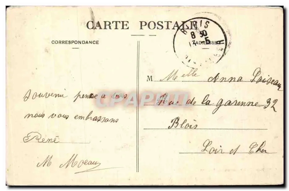 Arcachon (Gironde) — O Casino e a Praia — Marcel Delboy, fototipia, Bordeaux, n°81 - Verso