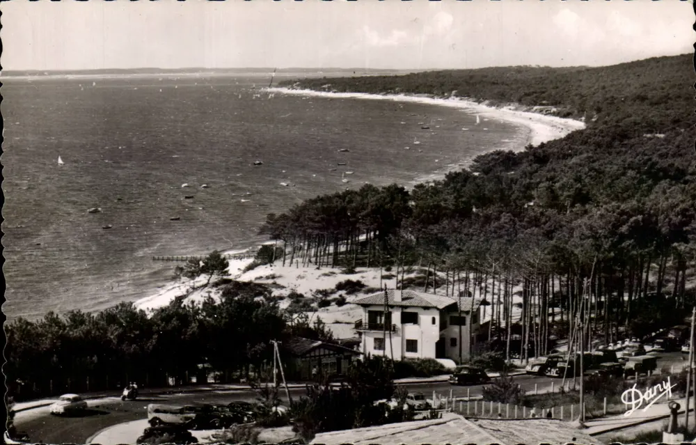 Pilat-Plage — Ansicht der Corniche und des Bassins — Édit. RENAUD & BUZAUD 30 R. de la Roussille à Bordeaux - Vorderseite
