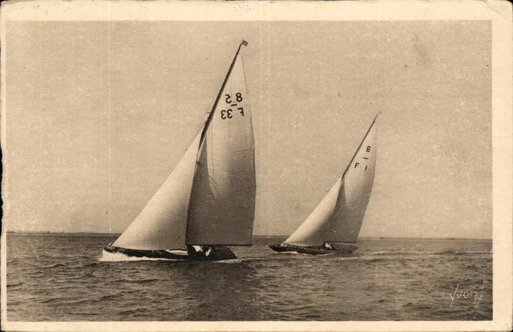 As Regatas — Costa de Argent (Gironde) — Les Éditions d'Art YVAN - Frente