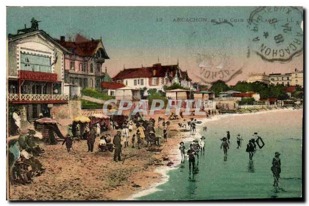 Arcachon — Um Canto de Praia — Editor LL n°12 - Frente