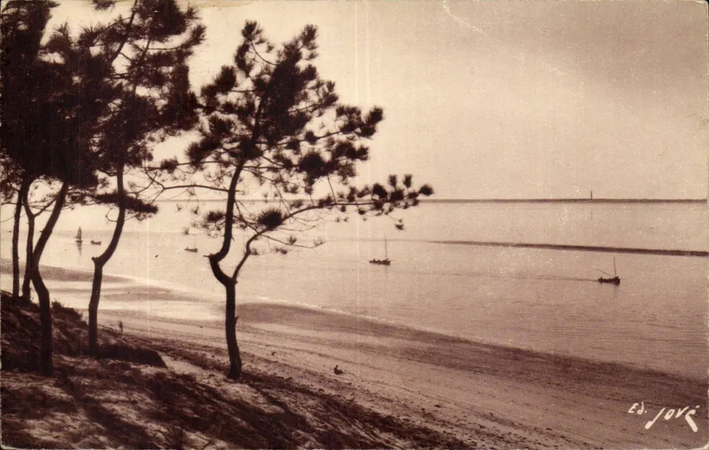 Bassin d'Arcachon — Die Strandbucht Mouleau — Éditions JOVÉ, Pau (B.P.) - Vorderseite