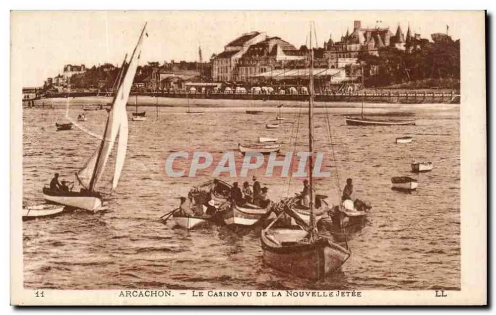 Arcachon — Das Casino von der neuen Mole aus gesehen — LL n°41 - Vorderseite