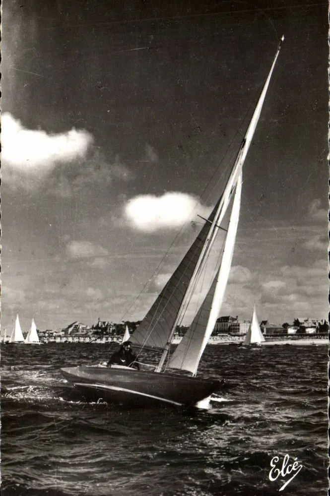 Regatas diante de Arcachon — Éditeur Elcè - Frente