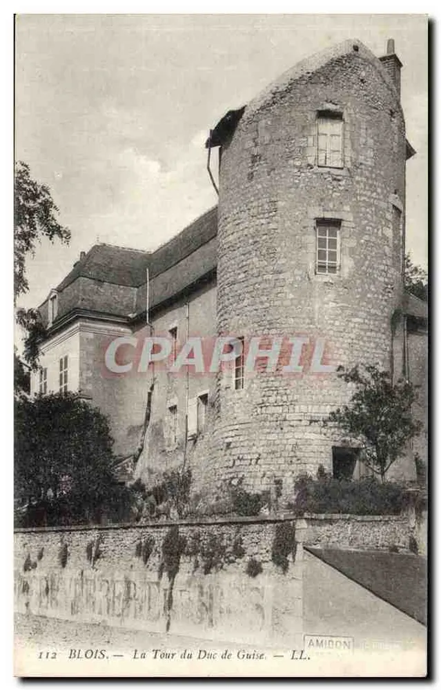 Blois — Torre do Duque de Guise — editor Amidon, n° 112 - Frente